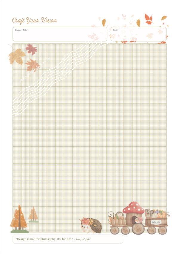 Autumn Theme Design Plannerv