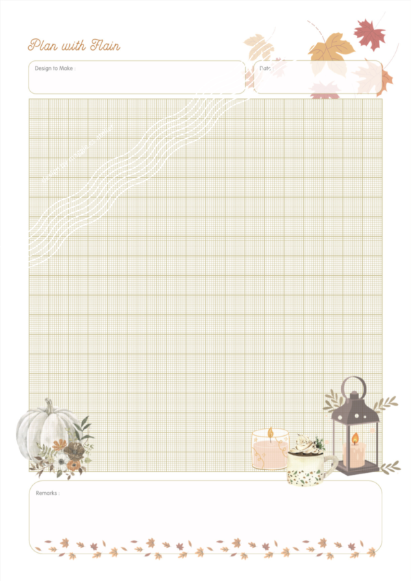 Autumn Theme Design Planner